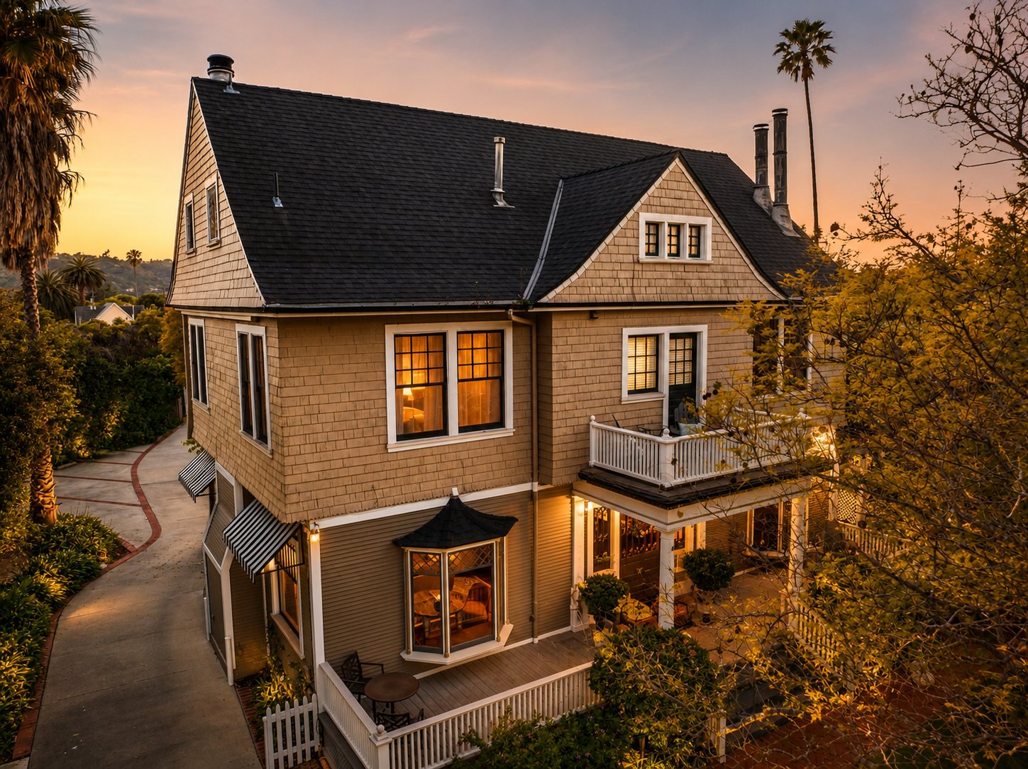 The De La Vina Inn, an 1898 historic Bed and Breakfast in Santa Barbara